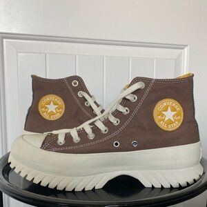 Converse Chuck Taylor All Star Lugged 2.0 Squirrel Friends Brown High Top Shoes
